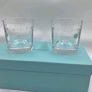 Tiffany & Co. Clear Glass Tumblers